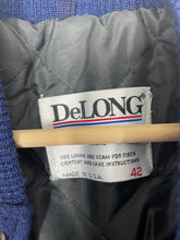 Load image into Gallery viewer, Wool Blank Varsity Letterman Snap Jacket - DeLong - 42 L
