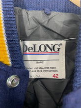 Load image into Gallery viewer, Wool Blank Varsity Letterman Snap Jacket - DeLong - 42
