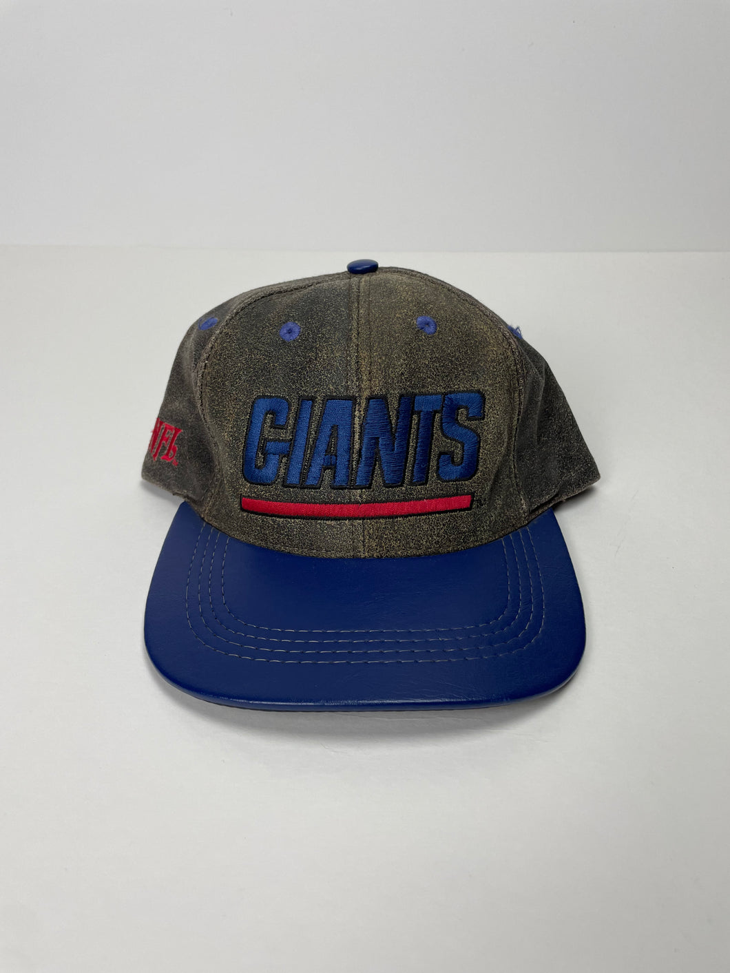 NFL New York Giants Football Leather Snapback Hat - Modern – Lhük