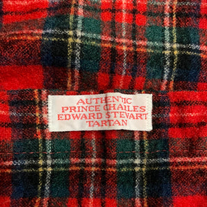 70s Pendleton Prince Charles Tartan Button Up Wool Flannel Shirt - 2XL TALL