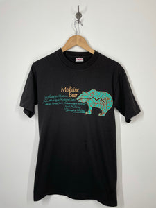 Medicine Bear 1995 Oneida Indian Nation T Shirt - Wear One - S