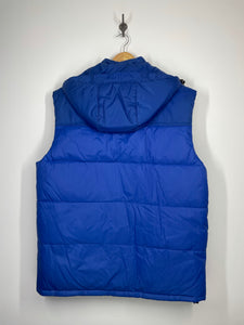 Starter - Feather Down Hooded Puffer Full Zip Vest - L