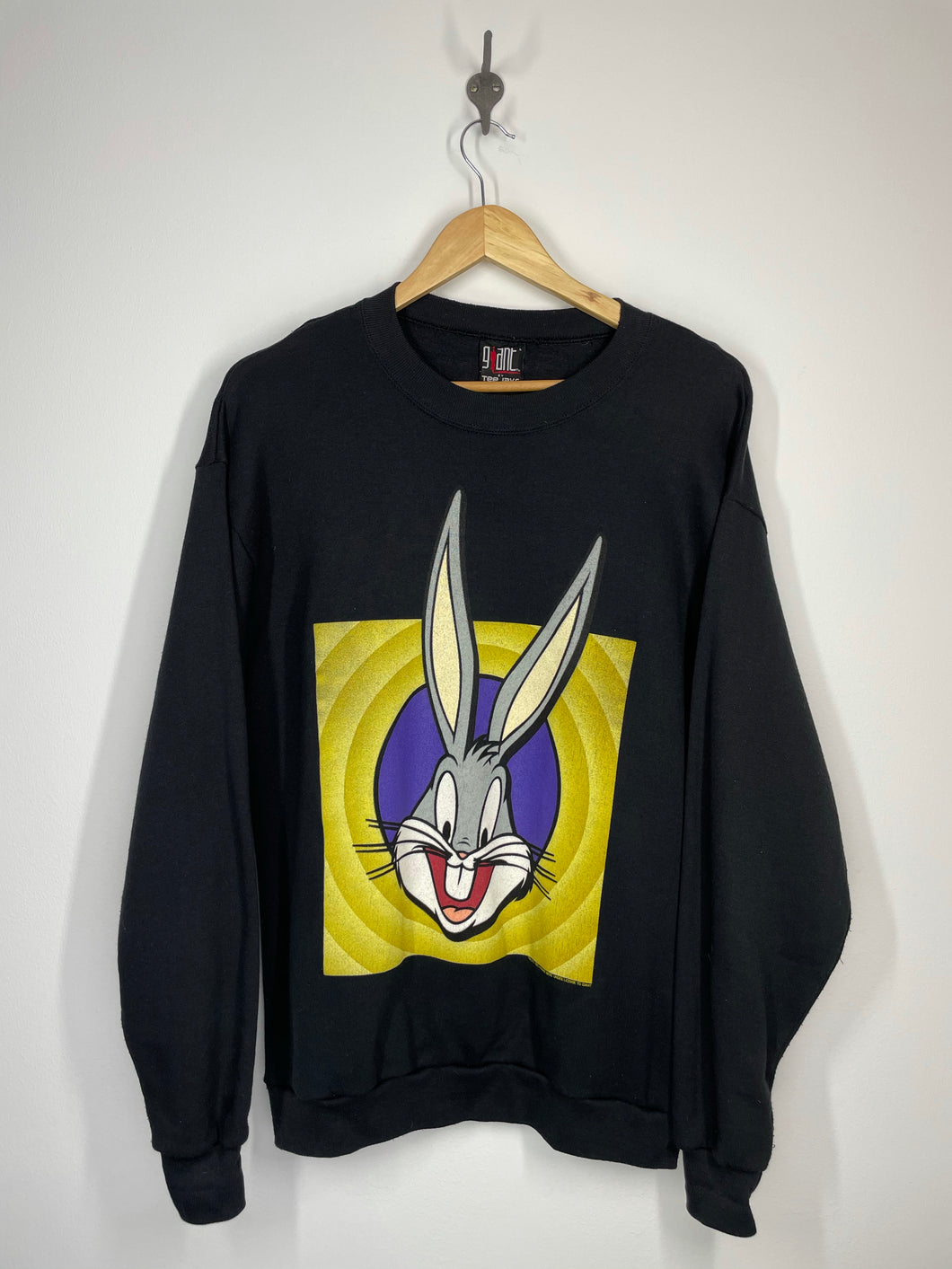 Looney Tunes - 1995 Warner Brothers Bugs Bunny Crewneck Sweatshirt - Giant - L