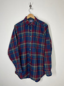 70s Pendleton Button Up Wool Flannel Shirt - M