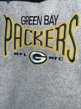 Load image into Gallery viewer, NFL Green Bay Packers Football Embroidered 1/4 Zip Pullover Sweatshirt - Lee Sport - XL
