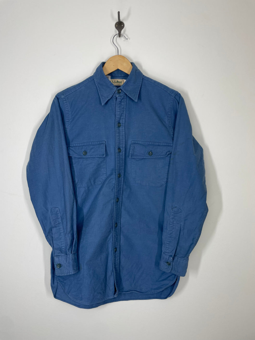 LL Bean Freeport Chamois Cloth Button Up Shirt - 14 1/2
