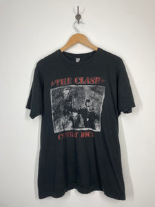 The Clash Band 2002 Combat Rock Tour Reprint T Shirt - L