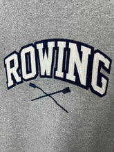 Load image into Gallery viewer, Sew Sporty Rowing Embroidered Crewneck Sweatshirt - Jerzees - S
