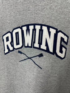 Sew Sporty Rowing Embroidered Crewneck Sweatshirt - Jerzees - S