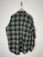 Load image into Gallery viewer, LL Bean Freeport Plaid Flannel Button Up Shirt - XL
