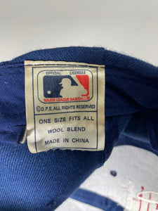 MLB Cleveland Indians Baseball Wool Blend Script Snapback Hat - Drew Pearson