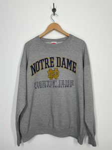 Notre Dame University Fighting Irish Athletic Excellence Sweatshirt - Nutmeg - XL