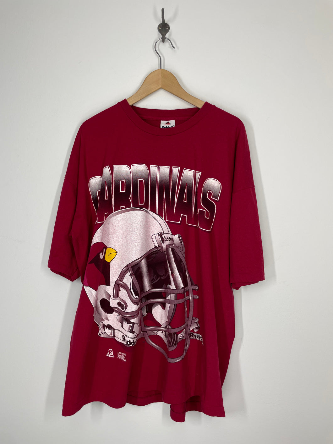 NFL Arizona Cardinals Football 1994 Helmet Graphic T Shirt - Riddell - XL