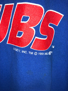 MLB - Chicago Cubs - 1991 Logo 7 Hanes Shirt - M