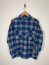 Load image into Gallery viewer, 70s Pendleton Button Up Wool Flannel Shirt - M
