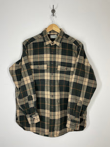 LL Bean Chamois Cloth Button Up Shirt - L
