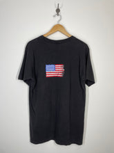 Load image into Gallery viewer, American Flag Wild Oats Puff Graphic T Shirt - Argo - L
