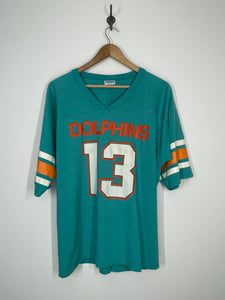 NFL Miami Dolphins Football Dan Marino V Neck Jersey Shirt - Salem - L