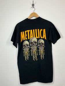 Metallica Fixxxer Graphic by Pushead 90s Concert Tour T Shirt - Fruit of the Loom - M