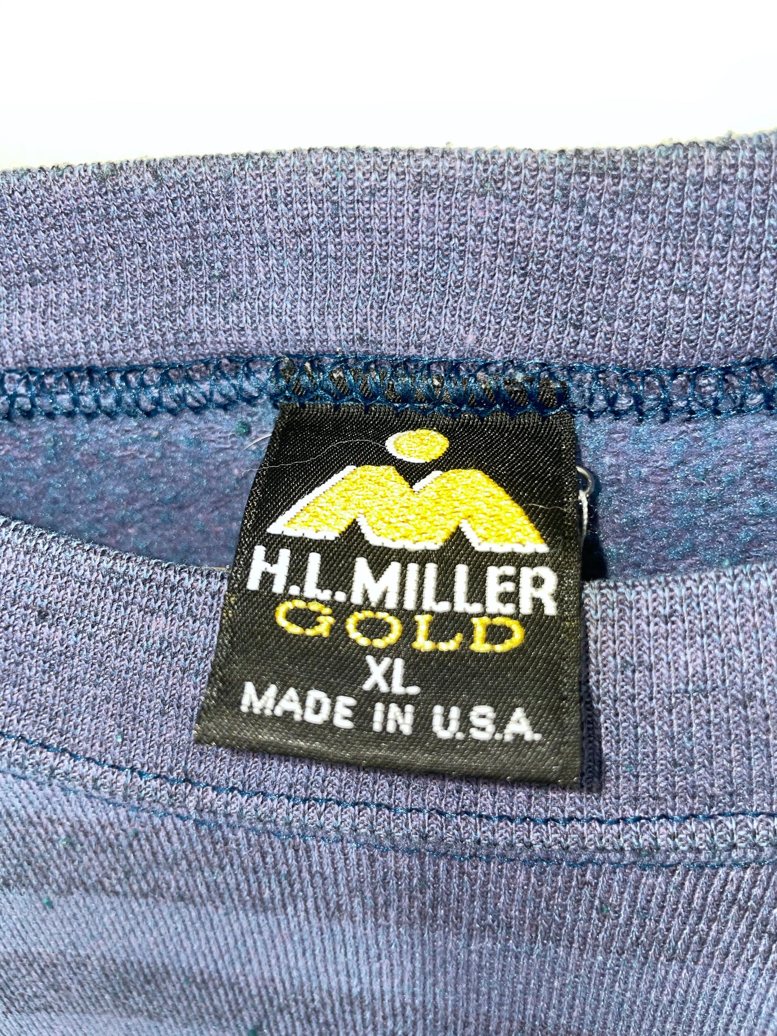Lake Placid New York Crewneck Pullover Sweatshirt- HL Miller - XL