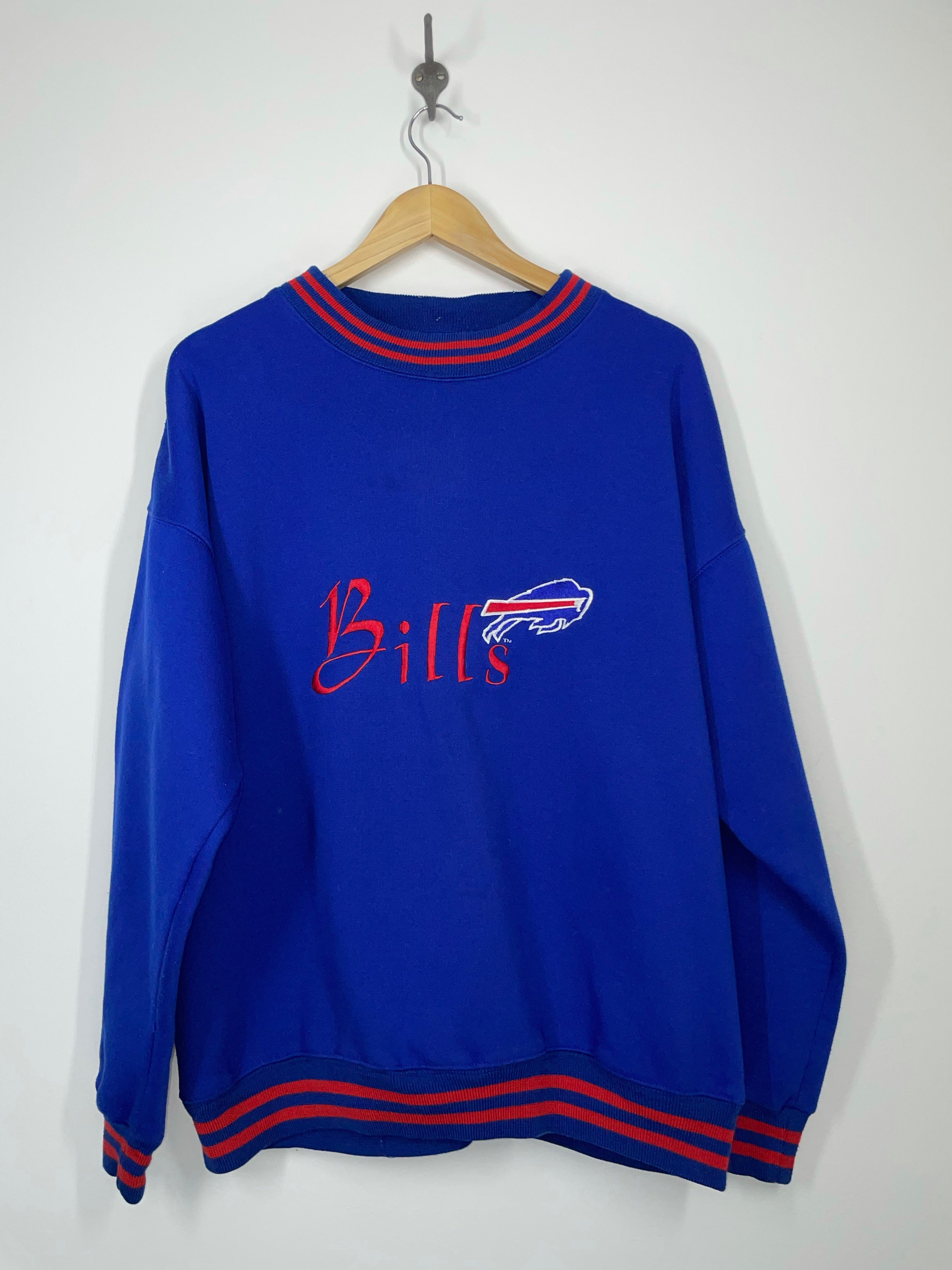 Vintage Buffalo Bills Lee Sport Embroidered NFL Grey 