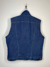 Load image into Gallery viewer, Wrangler - Sherpa Lined Denim Vest - M
