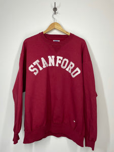 NCAA Stanford University Embroidered Crewneck Sweatshirt - Russell Pro Cotton - XXL