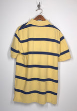 Load image into Gallery viewer, Polo by Ralph Lauren - L - Yellow/Blue - Iconic Mesh
