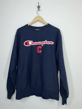 Load image into Gallery viewer, Champion Reverse Weave Spell Out Logo Crewneck Sweatshirt - L
