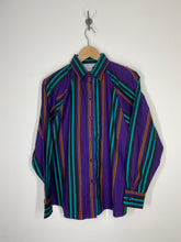 Load image into Gallery viewer, H Bar C Ranchwear Striped Button Up Shirt - M
