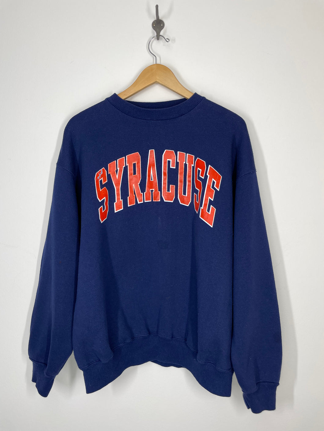 SU Syracuse University Spell Out Crewneck Sweatshirt - BVD - XL