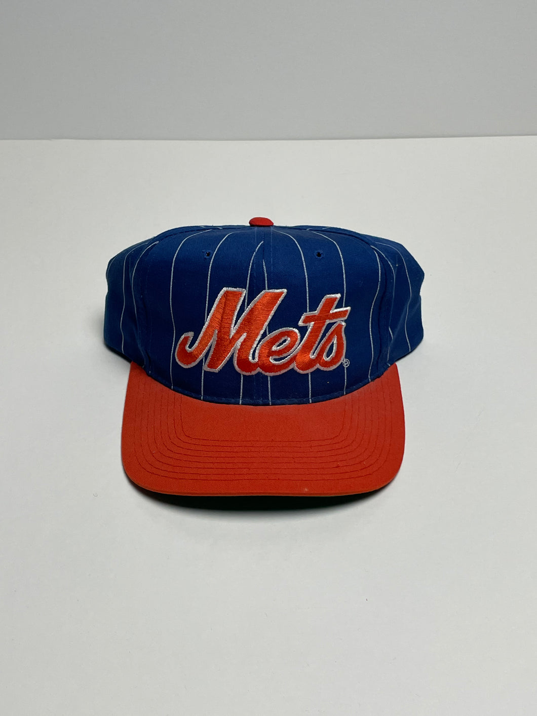 MLB New York Mets Baseball Pin Stripe Snapback Hat - Starter