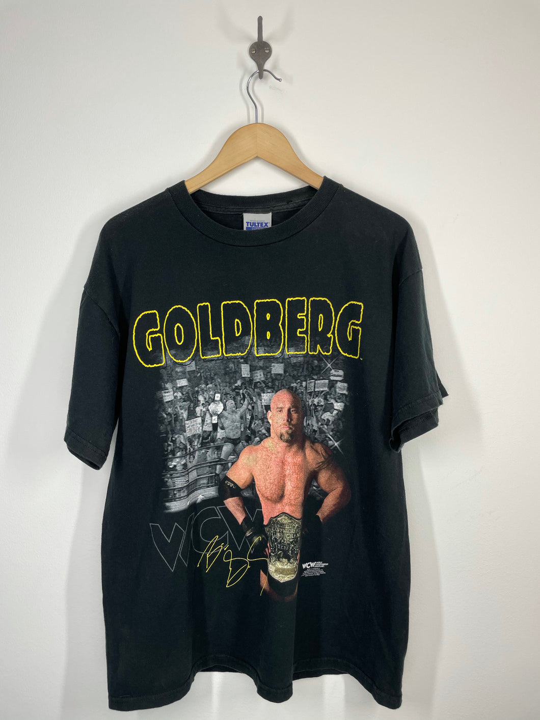 WCW - 1998 Goldberg Heavy Weight Champion Shirt - Tultex - L