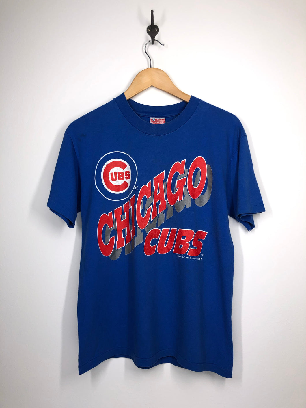 MLB - Chicago Cubs - 1991 Logo 7 Hanes Shirt - M