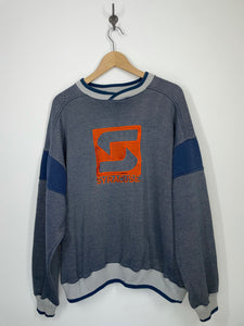 SU Syracuse University Embroidered Logo Crewneck Sweatshirt - Vesi - L