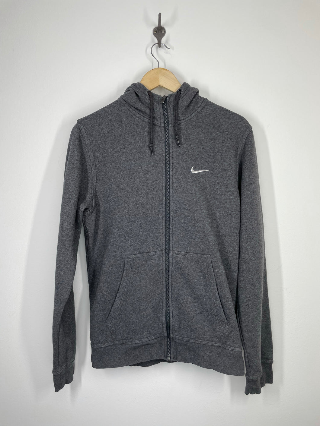 Nike - Mini Swoosh Full Zip Hoodie Sweatshirt - Blue Tag - S