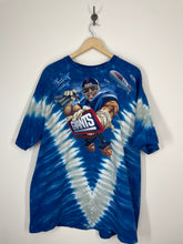 Load image into Gallery viewer, NFL New York Giants Football Tie Dye Double Sided Graphic T Shirt - Liquid Blue - XL
