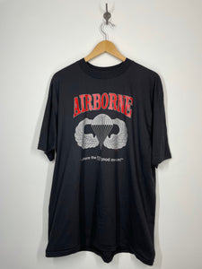 US Military - Airborne - 1989 where the few good men are - Hanes - XXL
