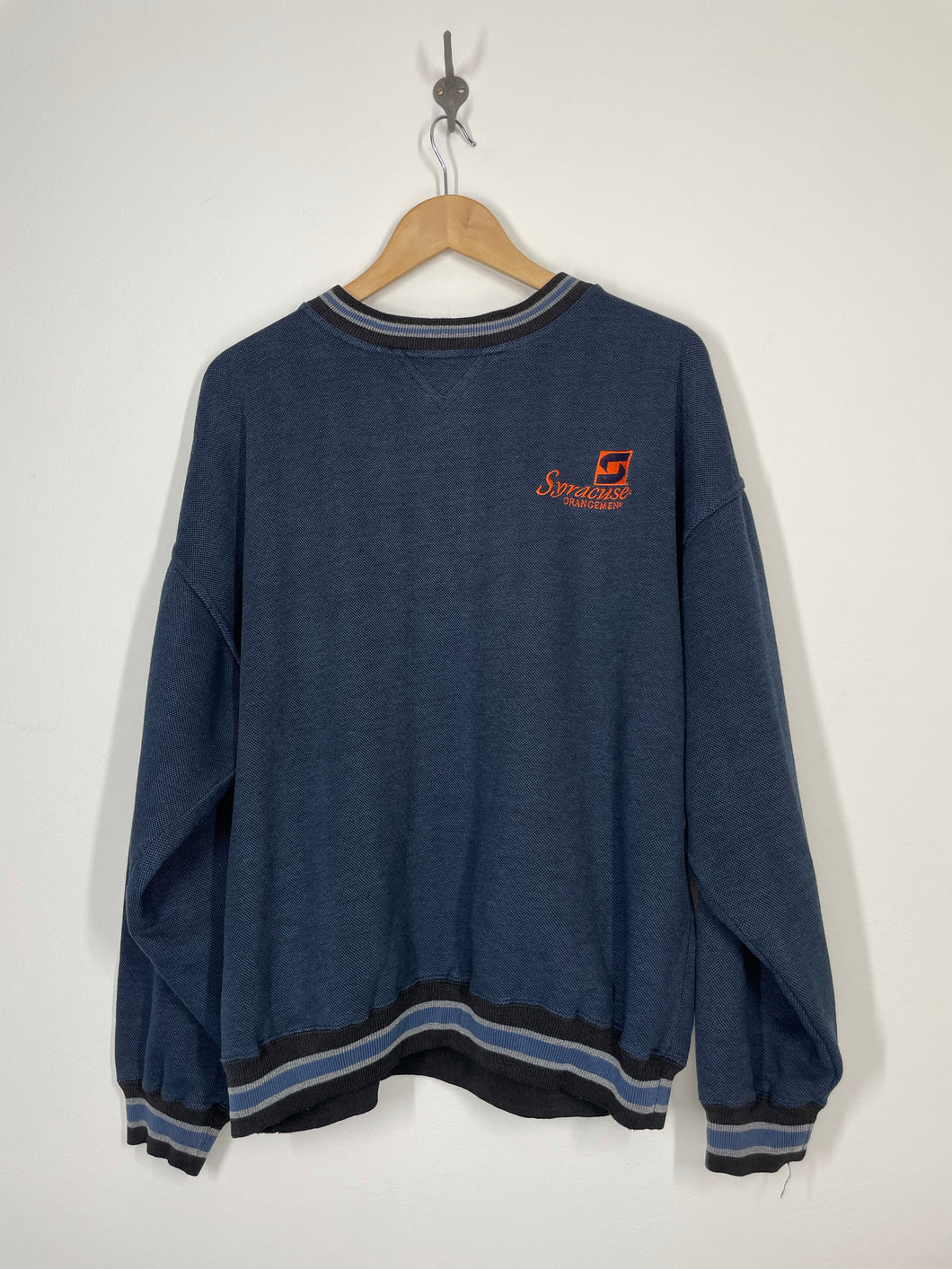 SU Syracuse University Orangemen Sewn Logo Sweatshirt - Cadre - L