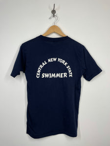 Central New York State District 1982 Swimming Championship T Shirt - Velva Sheen - M