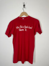 Load image into Gallery viewer, 1970s Take This Job And Shove It T Shirt - Champion - L
