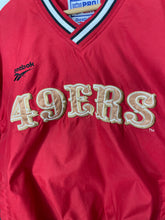 Load image into Gallery viewer, NFL San Francisco 49ers Football Pro Line Pullover Windbreaker Jacket - Reebok - L
