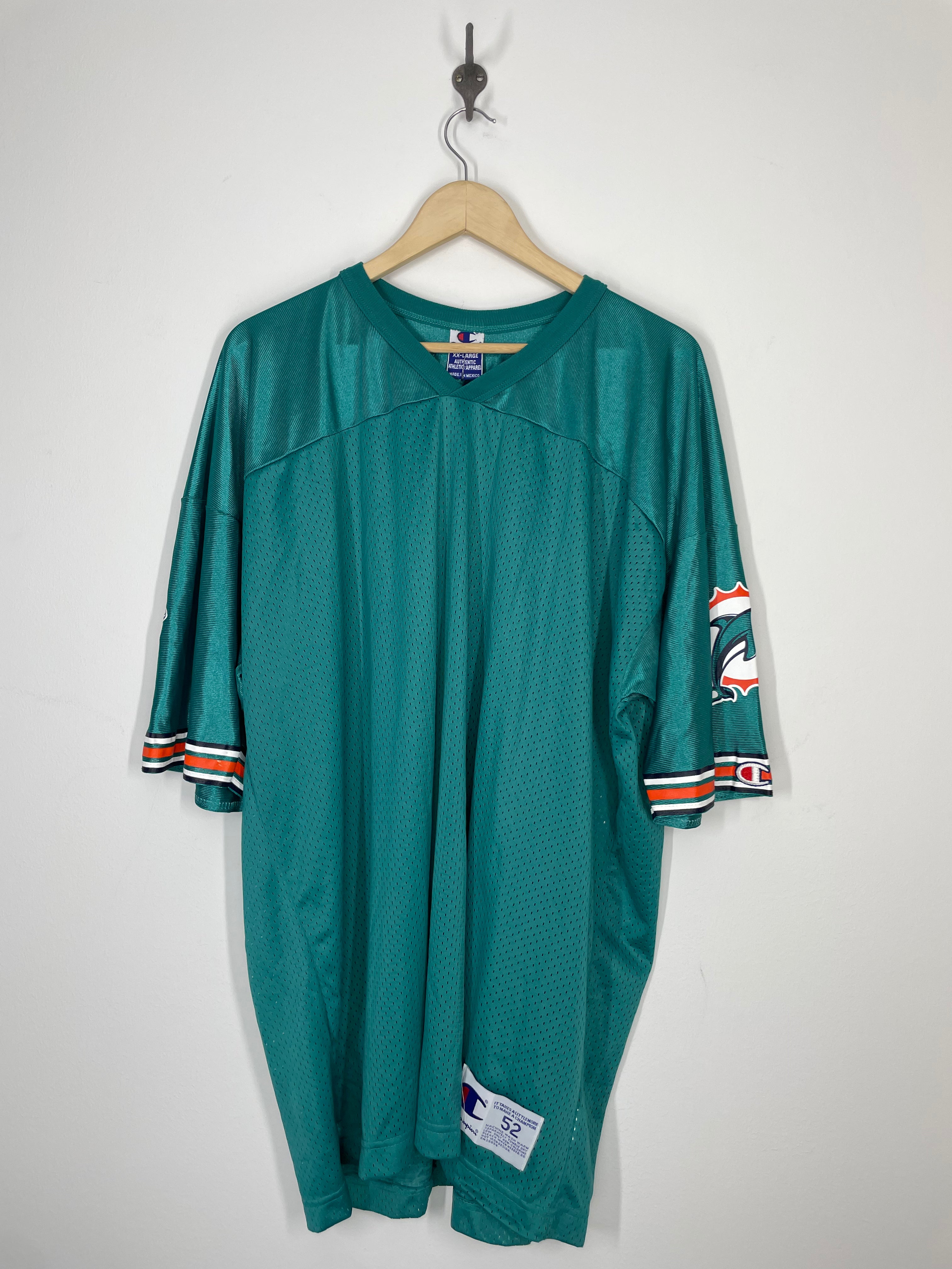 NFL Miami Dolphins Football Blank Jersey Champion 52 XXL Lh k