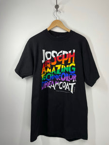 1991 Joseph and the Technicolor Dream Coat Play T Shirt - Tultex - L