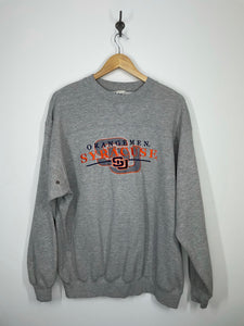 SU - Syracuse University - Orangemen Embroidered Sweatshirt - Lee Sport - L