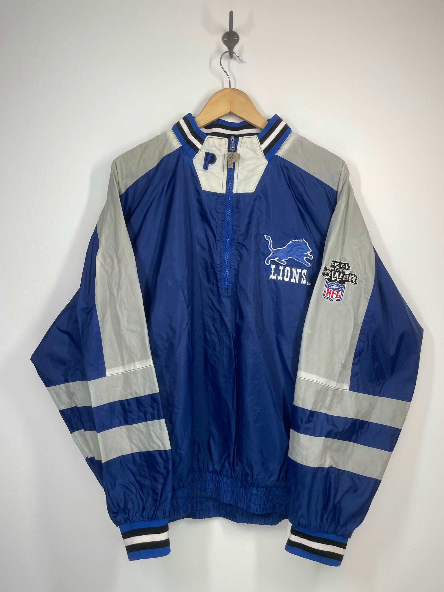 NFL - Detroit Lions - 1/4 Zip Reversible Pullover Jacket - Pro Player – Lhük