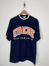 Load image into Gallery viewer, SU Syracuse University Spell Out Heavy T Shirt - Foremost - M
