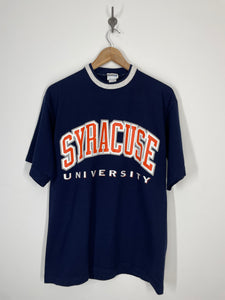 SU Syracuse University Spell Out Heavy T Shirt - Foremost - M