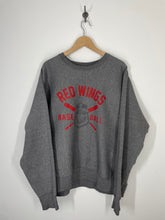 Load image into Gallery viewer, Triple A Rochester Red Wings Baseball Crewneck Sweatshirt - MV Pro Weave - XL
