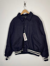 Load image into Gallery viewer, DeLong 1989 Blank Wool Letterman Bomber Jacket - 48
